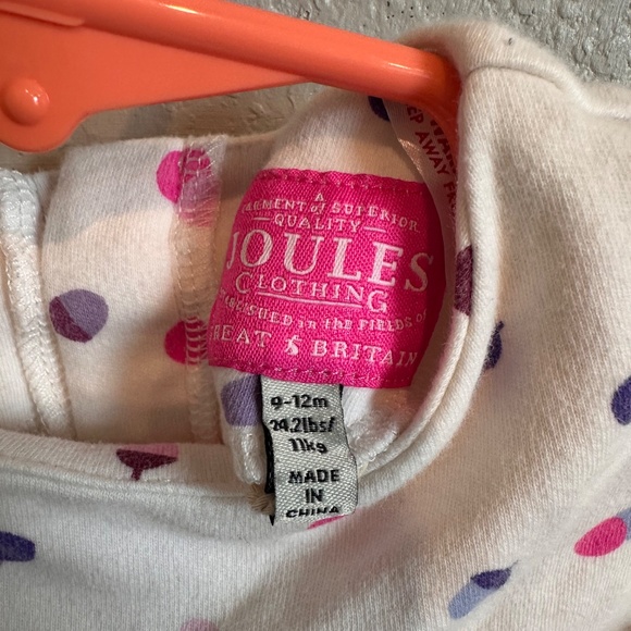 Joules Fall Dress 9-12 month - Picture 3 of 3